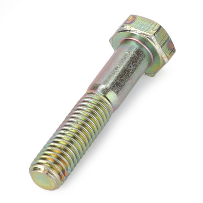 The AGCO Massey Ferguson Bolt M8 x 40 - 339010X1 is a metallic hexagonal bolt featuring a partially threaded shaft, ideal for various fastening applications.