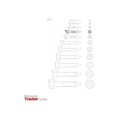 Massey Ferguson Bolt M8 x 25 - 339761X1 | OEM | Massey Ferguson parts | Bolts-Massey Ferguson-Bolts,Bolts & Set Screws,Farming Parts,Feeding,Hardware,Machinery Parts,Metric,Nuts,Screws & Fasteners,Towing & Fasteners,Tractor Parts,UNC,UNF,Workshop,Workshop Equipment