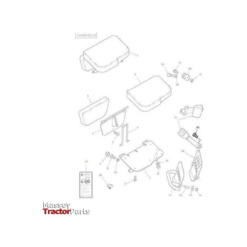Massey Ferguson Bolt 7/16 x 7/8 UNF - 353558X1 | OEM | Massey Ferguson parts | Bolts-Massey Ferguson-Bolts,Bolts & Set Screws,Cylinder Head Components,Engine & Filters,Engine Parts,Farming Parts,Hardware,Hydraulic Cross Shafts,Lift Arms Rods & Shafts,Linkage,Metric,Nuts,PTO & Linkage,Screws & Fasteners,Towing & Fasteners,Tractor Parts,UNC,UNF,Workshop,Workshop Equipment