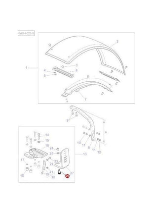 Bolt Width Adjustment - F835700030050 - Massey Tractor Parts