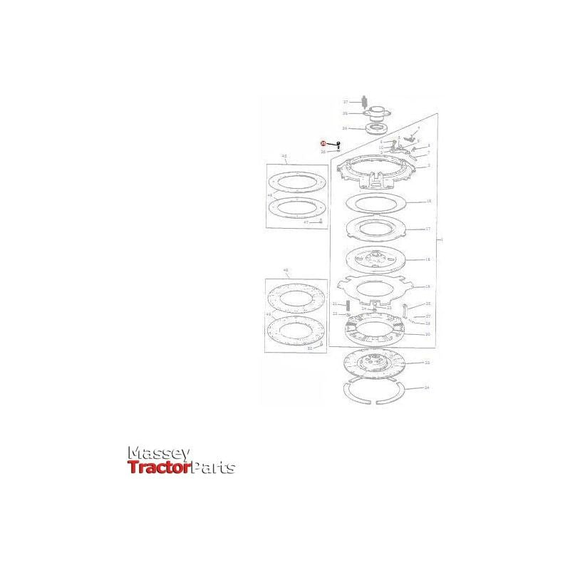 Massey Ferguson Bolt 5/16x1.75 unc Clutch Assy - 887892M1 | OEM | Massey Ferguson parts | Clutch-Massey Ferguson-Bolts,Bolts & Set Screws,Farming Parts,Metric,Nuts,Screws & Fasteners,Towing & Fasteners,Tractor Parts,UNC,UNF