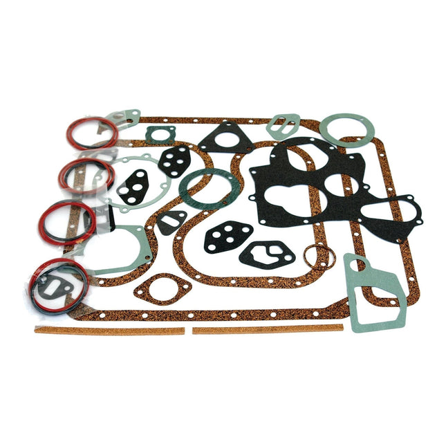 Bottom Gasket Set (A4.107) by Sparex (Sparex Part No.S.43083) for Perkins Engine Models and Massey Ferguson tractors, displayed on a white background.