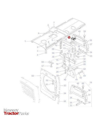 Bracket - 1694914M3 - Massey Tractor Parts