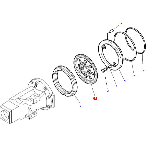 Brake Disc - 4313379M1 - Massey Tractor Parts