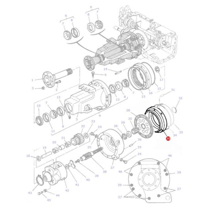 Massey Ferguson Brake Piston 3617620M4 OEM Massey Ferguson Parts massey-ferguson-brake-piston-3617620m4-oem-massey-ferguson-parts