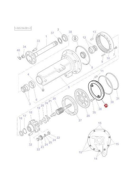 Brake Piston - 3790282M5 - Massey Tractor Parts