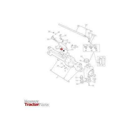 Massey Ferguson Breather - 190729M91 | OEM | Massey Ferguson parts | Axles & Power Transmission-Massey Ferguson-Farming Parts,Hydraulic Lift Components,Hydraulics,Tractor Hydraulic,Tractor Parts