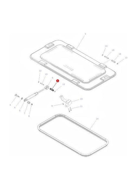 Bush Air Hatchway - 3303076M1 - Massey Tractor Parts