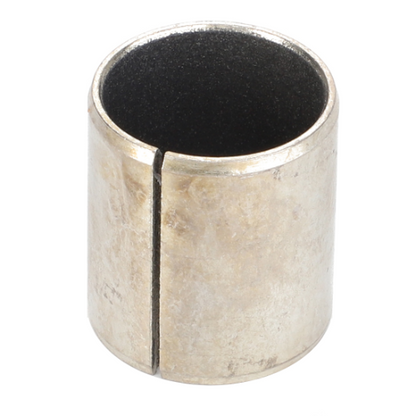 The AGCO Massey Ferguson Bush Brake Rod (Part Number 190975M1) is a cylindrical metal bushing with a vertical slot running its full height, ideal for 100 Series Massey Ferguson tractor parts.
