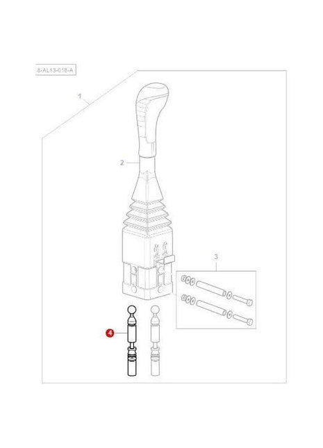 Cable 2400mm Long - AL5020946 - Massey Tractor Parts