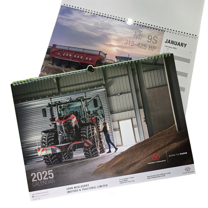 Massey Ferguson - 2025 Wall Calendar - Masseytractorparts.com