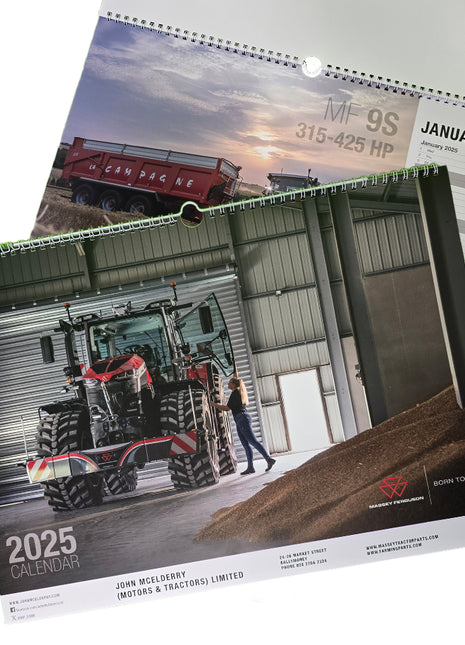 Massey Ferguson - 2025 Wall Calendar - Masseytractorparts.com