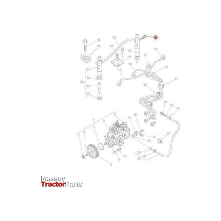 Massey Ferguson Cap - 4224801M1 | OEM | Massey Ferguson parts | Caps-Massey Ferguson-Engine & Filters,Engine Parts,Farming Parts,Filler Caps,Tractor Parts