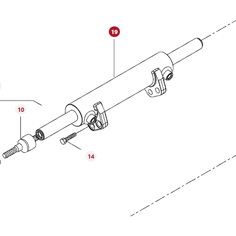 Massey Ferguson - Steering Cylinder - VA425785 - Farming Parts