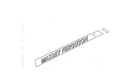 Massey Ferguson - Decal, Massey Ferguson, Right - 4273501M1