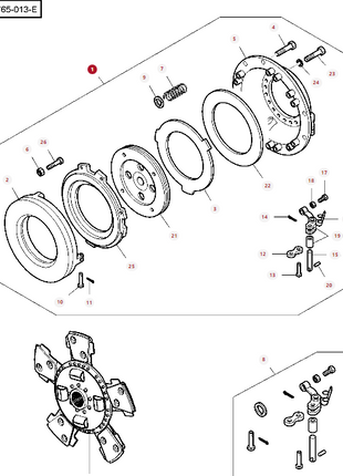 Massey Ferguson - DOUBLE CLUTCH -1946P00101 - Farming Parts