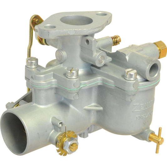 Image of a Sparex Carburettor Gasket (Sparex Part No. S.43654) with various connectors and bolts, used to seal and optimize the performance of the carburetor in an internal combustion engine; ideal for Massey Ferguson tractors.