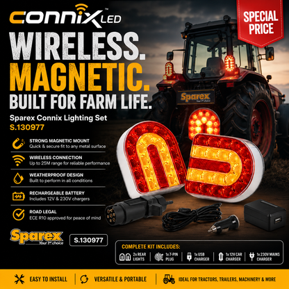 *SPECIAL PRICE* - Connix Lighting Set - Wireless, Magnetic. - Sparex Part S.130977