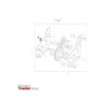 Circlip Gear Train - 22042X | OEM |  parts | Hydraulic Pumps-Massey Ferguson-Circlips,Farming Parts,Hardware,Retaining Rings,Towing & Fasteners,Tractor Parts