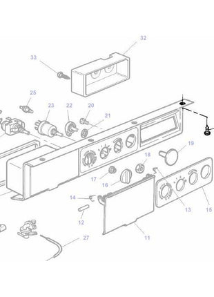Cladding Screw M5x19 - 3389854M1 - Massey Tractor Parts