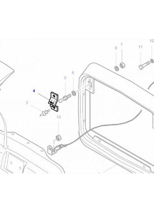 Clamp Fixing - 3388153M1 - Massey Tractor Parts