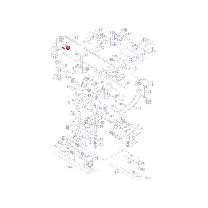 Clip - D28283934 - Massey Tractor Parts