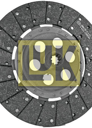 Close-up of a metallic automotive clutch disc with a textured surface, showcasing the prominent "Sparex" logo in the center. The disc size and precise splines are evident, as well as the durable lining material completing the design of the Clutch Plate - S.72909.