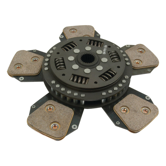 The Clutch Plate - S.72914 by Sparex is a 330mm cerametallic clutch disc equipped with six pressure plates and a torsion sprung design, intended for use in automotive manual transmissions.