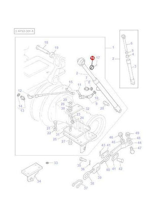Collar - 1668542M1 - Massey Tractor Parts