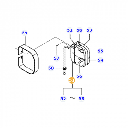Combination Lamp - 6256747M91 - Massey Tractor Parts