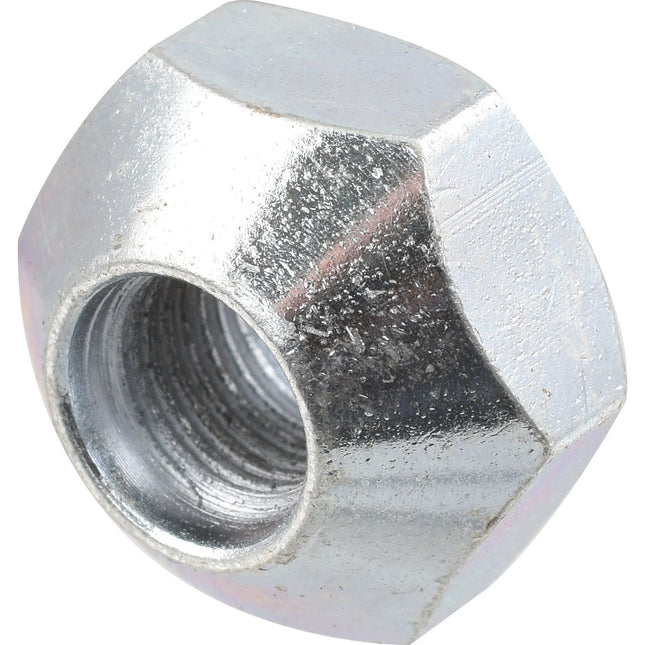 Close-up view of the Sparex Cone Wheel Nut, 1/2” UNF threaded interior, perfect for Massey Ferguson machinery (Sparex Part No. S.1756).