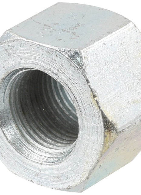 A close-up image of a Cone Wheel Nut, 5/8'' UNF with a threaded interior from Sparex (Part No.S.2742), commonly used as a heavy-duty wheel nut for Sparex rear wheels.