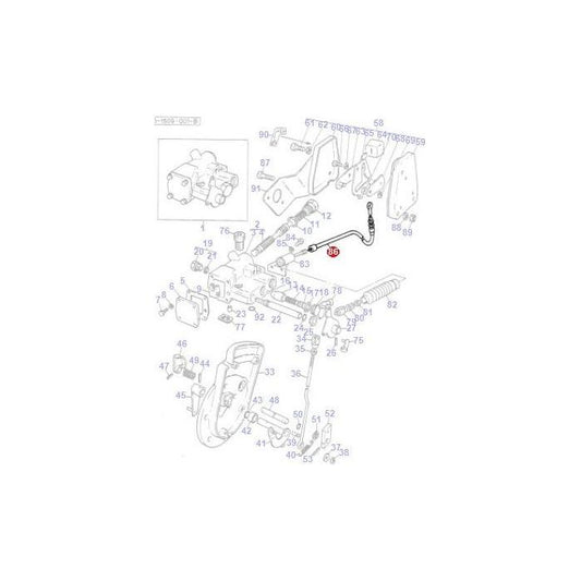 Control Cable - 1679874M93 - Massey Tractor Parts