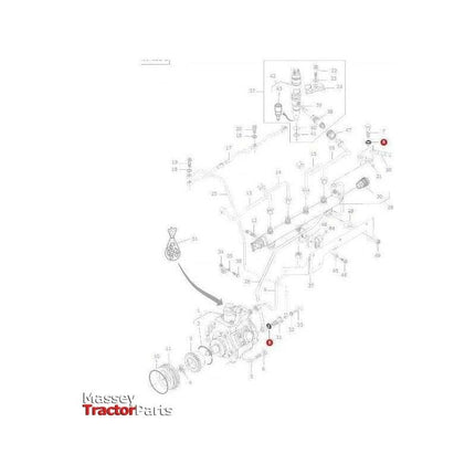 Massey Ferguson Copper Sealing Washer 12mm - V615881216 | OEM | Massey Ferguson parts | Injectors-Massey Ferguson-Engine & Filters,Farming Parts,Fuel Delivery Parts,Injectors & Nozzles,Screws & Fasteners,Towing & Fasteners,Tractor Parts,Washers