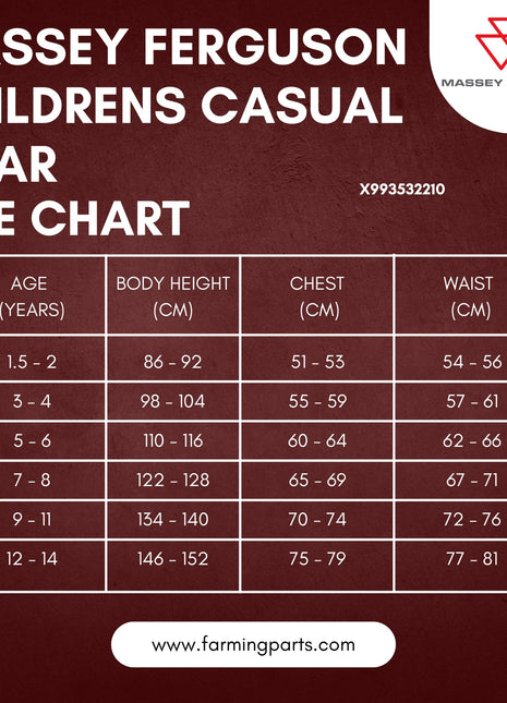 Massey Ferguson Kids' Tracksuit Pants – Comfortable Jogging Trousers | X993532210