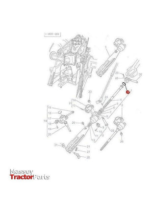 Massey Ferguson Core Plug Levelling Box - 825102M1 | OEM | Massey Ferguson parts | Linkage-Massey Ferguson-Block Components,Core Plugs,Engine & Filters,Engine Parts,Farming Parts,Tractor Parts