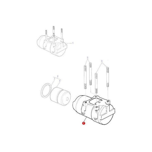 Cylinder Lift Arms - 1671082M1 - Massey Tractor Parts