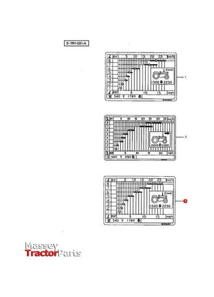 Decal - 3698568M1 | Massey Parts-Massey Ferguson-
