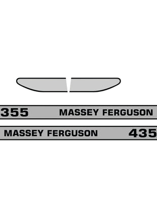 Decal Set - Massey Ferguson 4355 - S.118324 - Massey Tractor Parts