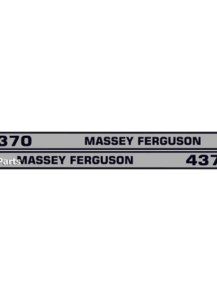 Decal Set - Massey Ferguson 4370
 - S.118326 - Massey Tractor Parts