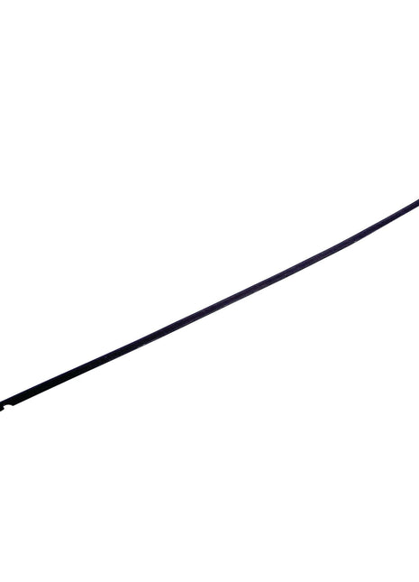 A black plastic zip tie featuring a yellow locking mechanism from the Sparex brand.