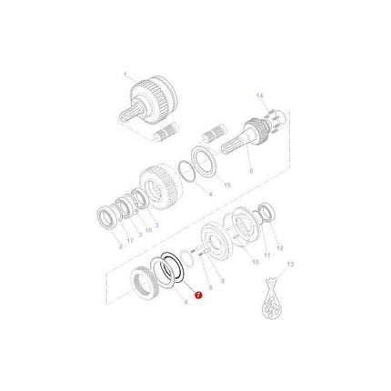 Disc Front PTO - 3907494M91 - Massey Tractor Parts