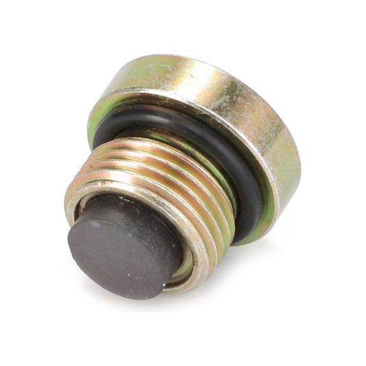 Introducing the AGCO Massey Ferguson Drain Plug (4308030M92 / 3583994M91) featuring a metallic, threaded body, an efficient rubber gasket, and a black magnetic tip. Description coming soon.