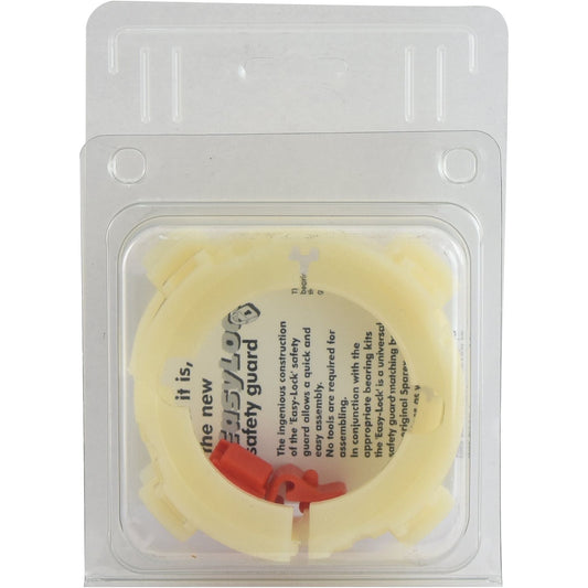 Sparex EASYLOCK BEARINGS 68/80MM X-L - Weasler (Sparex Part No. S.59639) in clear plastic packaging. The device is designed for protecting or controlling safety mechanisms and includes PTO EasyLock Guard Rings with visible text detailing its functions.