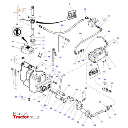 Light Grey T-shirt with Tractor Print - X993322010-Massey Ferguson-Clothing,t-shirt