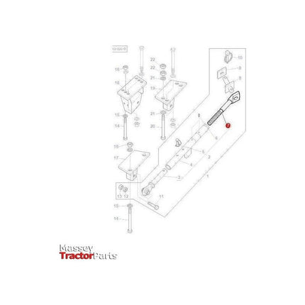 Massey Ferguson End Stabiliser - 3818522M1 | OEM | Massey Ferguson parts | Linkage-Massey Ferguson-Farming Parts,Linkage,PTO & Linkage,Stabilisers,Tractor Parts