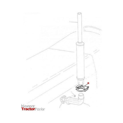 Massey Ferguson Exhaust Clamp - 1674071M92 | OEM | Massey Ferguson parts | Clamps-Massey Ferguson-Engine & Filters,Exhaust Parts,Farming Parts,Silencers,Tractor Parts
