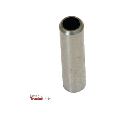 A metal cylindrical sleeve with a hollow core, placed on a white background. Text at the bottom reads "Sparex." Ideal as an Exhaust Valve Guide for Massey Ferguson’s Diesel Engine models. Product Name: Exhaust Valve Guide | Sparex Part No.S.60194.
