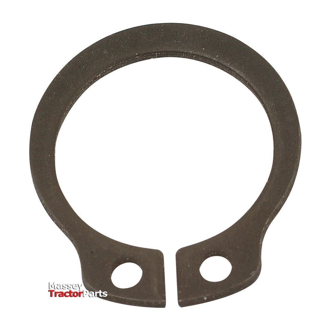 A circular retaining ring with two holes at the ends, labeled "Sparex," is an External Circlip 14mm (Sparex Part No. S.2872) conforming to DIN 471 standards, fitting seamlessly into Massey Ferguson models.