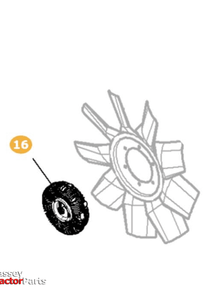 Massey Ferguson Fan Clutch - 3786156M2 | OEM | Massey Ferguson parts | Cooling Parts-Massey Ferguson-Cooling Parts,Engine & Filters,Farming Parts,Tractor Parts